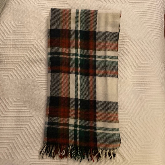 J Crew plaid scarf - red/green/white - Picture 1 of 3